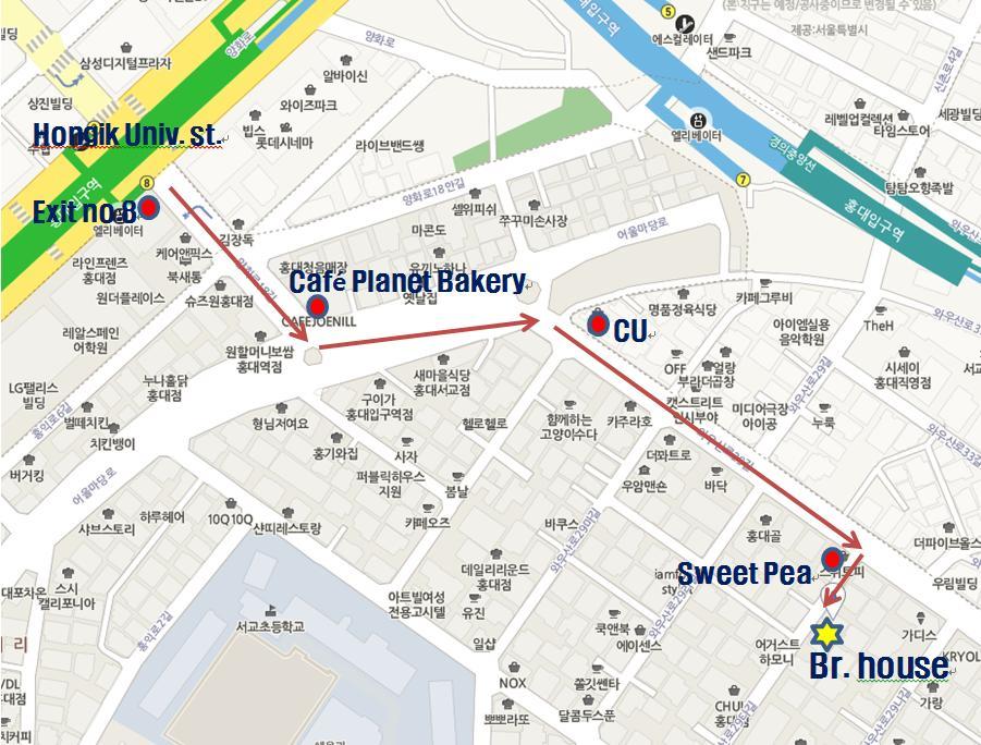Br. Guesthouse Hongdae Seoul Ngoại thất bức ảnh